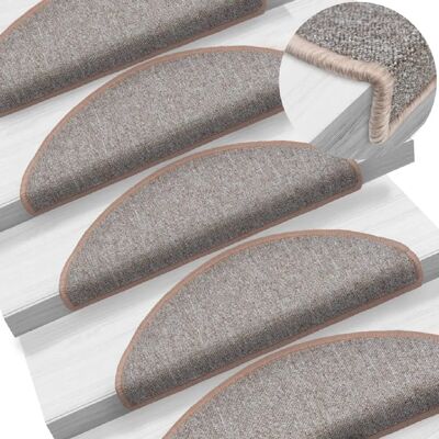 Decoshop26 Tapis escalier - 65x24 cm - Marron - Publicité Decoshop26 Tapis escalier - 65x24 cm - Marron - Publicité