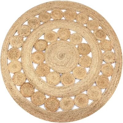 DÉCOSHOP26 - DEC023930 - Jute Tressé - Rond 120 cm - Tapis - Publicité DÉCOSHOP26 - DEC023930 - Jute Tressé - Rond 120 cm - Tapis - Publicité