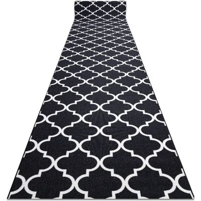 RUGSX Trellis 30350 - 57 x 900 cm - Noir - Publicité RUGSX Trellis 30350 - 57 x 900 cm - Noir - Publicité