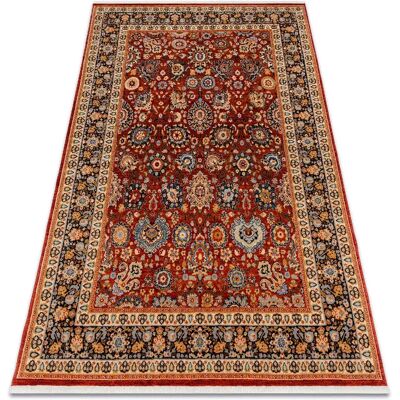 Tapis en Laine KESHAN - Motif Vintage, Bordeaux / Marine - Tapis - Publicité Tapis en Laine KESHAN - Motif Vintage, Bordeaux / Marine - Tapis - Publicité