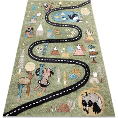 Dywany Łuszczów FUN Route Tapis Vert pour Enfants, 160x220 cm - Tapis - Publicité Dywany Łuszczów FUN Route Tapis Vert pour Enfants, 160x220 cm - Tapis - Publicité