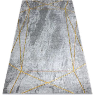 Tapis EMERALD Gris Marbre Or - Glamour, Design Géométrique, 160x220cm - Publicité Tapis EMERALD Gris Marbre Or - Glamour, Design Géométrique, 160x220cm - Publicité