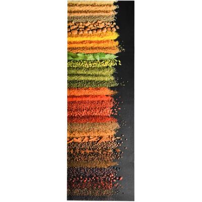 Tapis de Cuisine vidaXL Lavable épices 45x150 cm Multicolore - Tapis - Publicité Tapis de Cuisine vidaXL Lavable épices 45x150 cm Multicolore - Tapis - Publicité