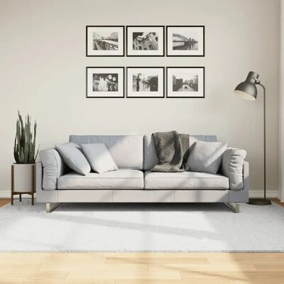 vidaXL Tapis OVIEDO Court Poil Gris 160x230 cm - Tapis - Publicité vidaXL Tapis OVIEDO Court Poil Gris 160x230 cm - Tapis - Publicité