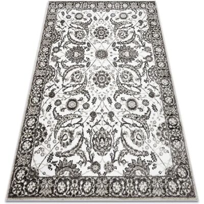 Tapis MATEO - Design floral géométrique moderne, gris/beige - Tapis - Publicité Tapis MATEO - Design floral géométrique moderne, gris/beige - Tapis - Publicité