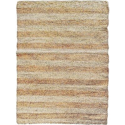 PRIVATEFLOOR Tapis Jute Boho Bali - 100x120 cm - Naturel - Publicité PRIVATEFLOOR Tapis Jute Boho Bali - 100x120 cm - Naturel - Publicité