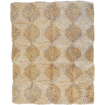 PRIVATEFLOOR Tapis en Jute Boho Bali - 120x150cm - Naturel - Publicité PRIVATEFLOOR Tapis en Jute Boho Bali - 120x150cm - Naturel - Publicité