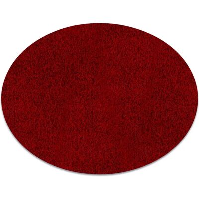 Rugsx Eton - Ø133 cm - Rouge - Publicité Rugsx Eton - Ø133 cm - Rouge - Publicité