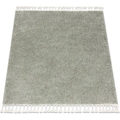 RugsX - Tapis berber carré 9000 vert Shaggy 120x120 cm - Tapis - Publicité RugsX - Tapis berber carré 9000 vert Shaggy 120x120 cm - Tapis - Publicité