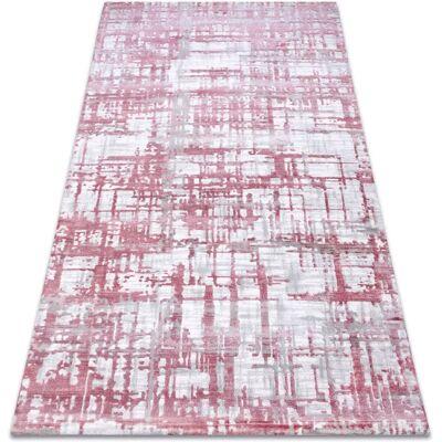 Tapis en acrylique Dizayn Rose / Gris Clair - Tapis - Publicité Tapis en acrylique Dizayn Rose / Gris Clair - Tapis - Publicité