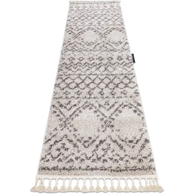 RugsX - Tapis Berber Rabat crème pour cuisine, couloir, 80x200cm - Publicité RugsX - Tapis Berber Rabat crème pour cuisine, couloir, 80x200cm - Publicité