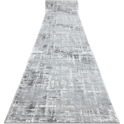 Rugsx - Tapis de couloir gris/blanc - 90x300cm - Durable, Confortable, Sûr - Publicité Rugsx - Tapis de couloir gris/blanc - 90x300cm - Durable, Confortable, Sûr - Publicité