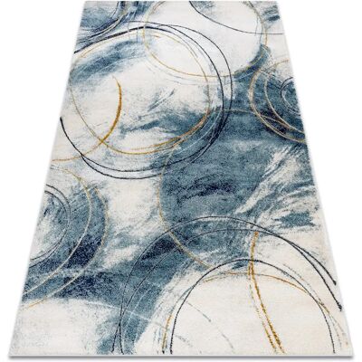 Tapis EMERALD Bleu Or Glamour A0087 - Tapis - Publicité Tapis EMERALD Bleu Or Glamour A0087 - Tapis - Publicité