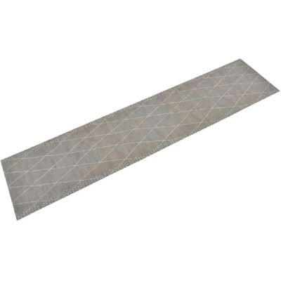Tapis de cuisine vidaXL - Velours Gris - Lavable - 60x300 cm - Publicité Tapis de cuisine vidaXL - Velours Gris - Lavable - 60x300 cm - Publicité