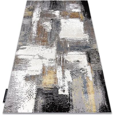 Tapis Moderne Dywany Łuszczów - Abstraction Crème/Or - 140x190cm - Publicité Tapis Moderne Dywany Łuszczów - Abstraction Crème/Or - 140x190cm - Publicité