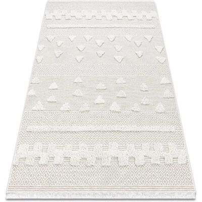 RugsX Sisal Écologique Moroc 22321 Triangles - Tapis Beige - Publicité RugsX Sisal Écologique Moroc 22321 Triangles - Tapis Beige - Publicité