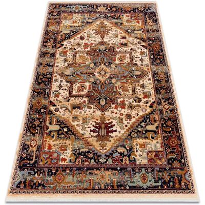 Tapis en laine KESHAN - Motif vintage, Écologique, Isolant thermique - Publicité Tapis en laine KESHAN - Motif vintage, Écologique, Isolant thermique - Publicité