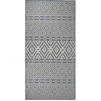 vidaXL Tapis Extérieur Rayé Bleu 100x200cm - Tapis - Publicité vidaXL Tapis Extérieur Rayé Bleu 100x200cm - Tapis - Publicité