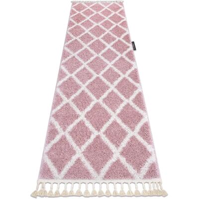 RugsX Tapis Berber Troik Rose - 70x300 cm - Tapis - Publicité RugsX Tapis Berber Troik Rose - 70x300 cm - Tapis - Publicité