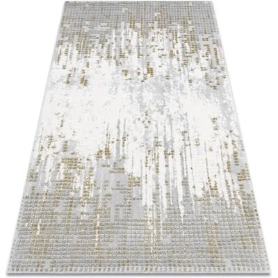 Tapis acrylique VALS - Géométrique 3D Gris/Vert - 240x340cm - Publicité Tapis acrylique VALS - Géométrique 3D Gris/Vert - 240x340cm - Publicité