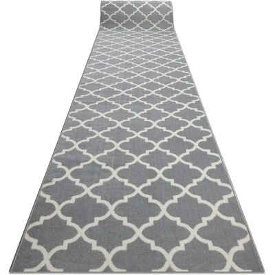 Rugsx BCF MORAD Trelis - 120x340 cm - Gris - Publicité Rugsx BCF MORAD Trelis - 120x340 cm - Gris - Publicité