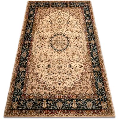 Tapis en laine Omega Vintage Émeraude 235x350cm - Publicité Tapis en laine Omega Vintage Émeraude 235x350cm - Publicité