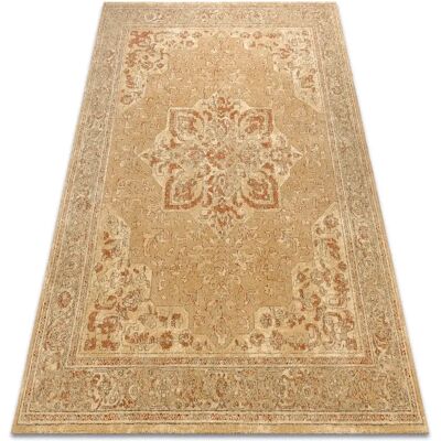 Rugsx - Tapis en laine Legend 468 03 GB700 Osta - Rosetón, structure, beige / rouge - Tapis - Publicité Rugsx - Tapis en laine Legend 468 03 GB700 Osta - Rosetón, structure, beige / rouge - Tapis - Publicité