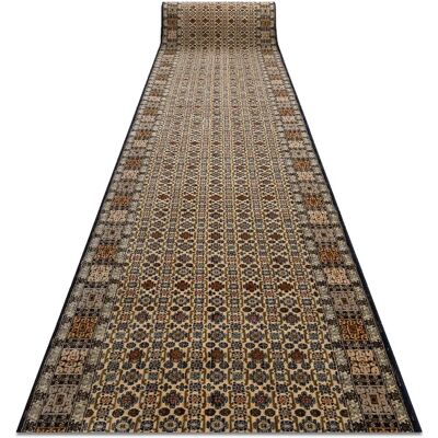 RugsX KESHAN couloir - beige / marine - 90cm x 1100cm - Publicité RugsX KESHAN couloir - beige / marine - 90cm x 1100cm - Publicité