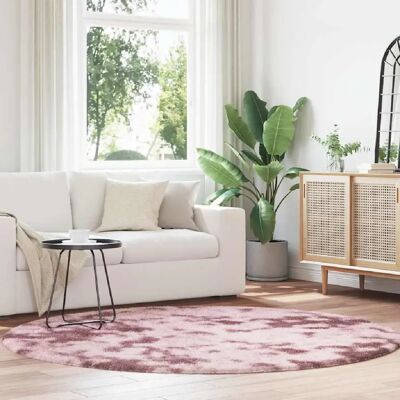 vidaXL Tapis Rond Rose Polvorieux - Tapis - Publicité vidaXL Tapis Rond Rose Polvorieux - Tapis - Publicité