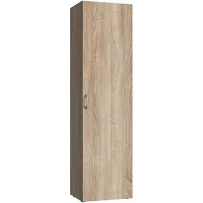 Pegane - Armoire 6 niveaux imitation chêne - L45xH185xP40 cm - Publicité Pegane - Armoire 6 niveaux imitation chêne - L45xH185xP40 cm - Publicité