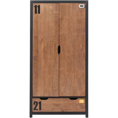 Garde-robe beige Vipack Alex - 2 portes, chambre enfant ou jeune - Publicité Garde-robe beige Vipack Alex - 2 portes, chambre enfant ou jeune - Publicité