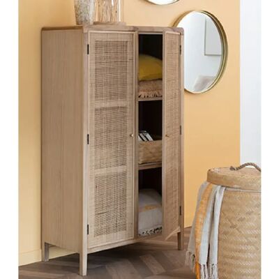 Mes Armoire 2 portes penderie - Naturel - Publicité Mes Armoire 2 portes penderie - Naturel - Publicité
