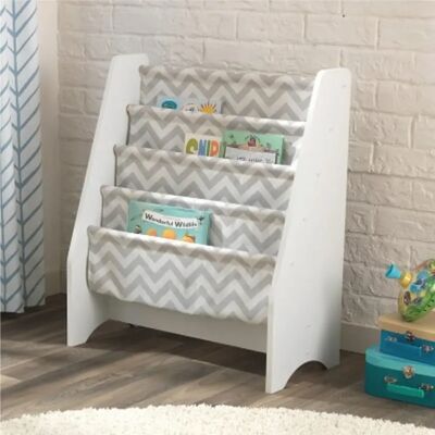 Kidkraft Bibliothèque pour Enfant - Blanche et Grise - Publicité Kidkraft Bibliothèque pour Enfant - Blanche et Grise - Publicité