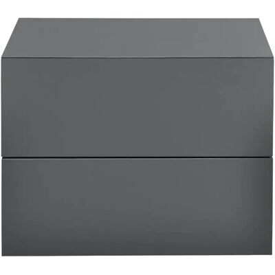 HelloShop26 - Table de nuit - Gris foncé - 40 cm - Mural - Publicité HelloShop26 - Table de nuit - Gris foncé - 40 cm - Mural - Publicité