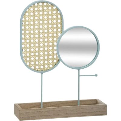 ATMOSPHERA Porte-bijoux rotin cannage Poésie - Beige - Publicité ATMOSPHERA Porte-bijoux rotin cannage Poésie - Beige - Publicité