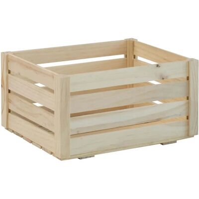 ASTIGARRAGA Boîte de Rangement en Pin Massif - 16x30x22cm - Publicité ASTIGARRAGA Boîte de Rangement en Pin Massif - 16x30x22cm - Publicité