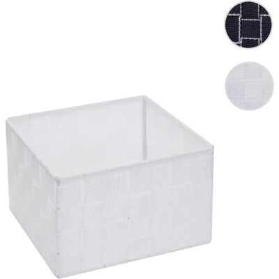 Panier de rangement blanc Mendler - 19x19x12 cm - Panier de stockage - Publicité Panier de rangement blanc Mendler - 19x19x12 cm - Panier de stockage - Publicité