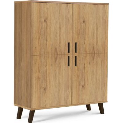 Konsimo Commode bébé scandinave - Marron - Publicité Konsimo Commode bébé scandinave - Marron - Publicité
