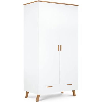 Konsimo Armoire Frisk - Blanc - Publicité Konsimo Armoire Frisk - Blanc - Publicité