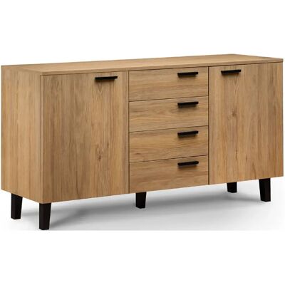 Konsimo Commode bébé scandinave - Marron - Publicité Konsimo Commode bébé scandinave - Marron - Publicité