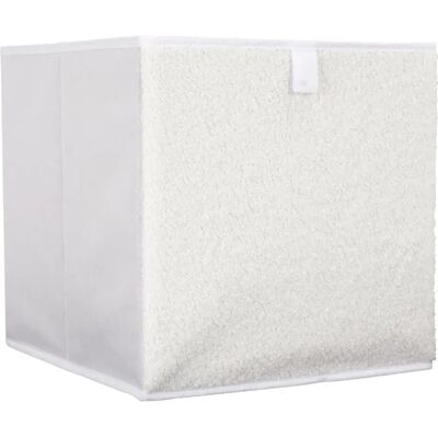 Linnea Cube de rangement blanc - Cube de rangement - Publicité Linnea Cube de rangement blanc - Cube de rangement - Publicité