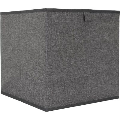 Linnea Cube de rangement Simply - Gris - Publicité Linnea Cube de rangement Simply - Gris - Publicité