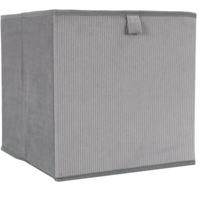 Linnea Cube de rangement 27 L - Noir - Publicité Linnea Cube de rangement 27 L - Noir - Publicité