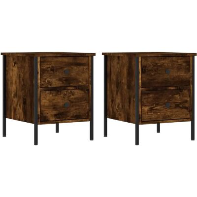 Decoshop26 Lot de 2 chevets tiroirs - Chêne - Publicité Decoshop26 Lot de 2 chevets tiroirs - Chêne - Publicité