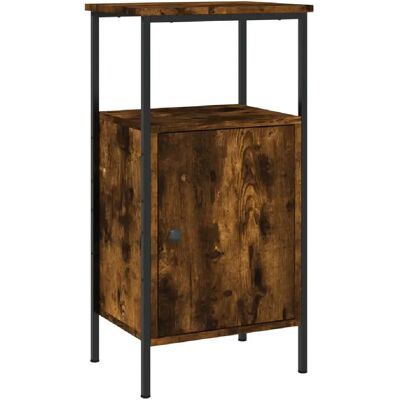 Decoshop26 Table de chevet avec niche - Chêne - Publicité Decoshop26 Table de chevet avec niche - Chêne - Publicité