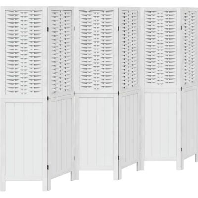 DÉCOSHOP26 - DEC031061 - Blanc - Paulownia Bamboo - Room divider - Publicité DÉCOSHOP26 - DEC031061 - Blanc - Paulownia Bamboo - Room divider - Publicité