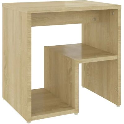 Decoshop26 Table de chevet avec étagères 40 x 30 x 40 cm bois d'ingénierie couleur chêne DEC033822 - Publicité Decoshop26 Table de chevet avec étagères 40 x 30 x 40 cm bois d'ingénierie couleur chêne DEC033822 - Publicité