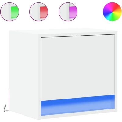 Decoshop26 lot de 2 chevets muraux LED - Blanc - Publicité Decoshop26 lot de 2 chevets muraux LED - Blanc - Publicité