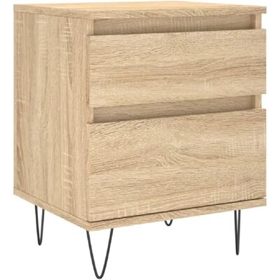 Decoshop26 Table de chevet avec tiroir et compartiment avec porte 40 x 35 x 50 cm en bois d’ingénierie couleur chêne DEC033838 - Publicité Decoshop26 Table de chevet avec tiroir et compartiment avec porte 40 x 35 x 50 cm en bois d’ingénierie couleur chêne DEC033838 - Publicité