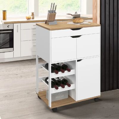Idmarket DESSERTE COSY 60 CM b/bois - Publicité Idmarket DESSERTE COSY 60 CM b/bois - Publicité